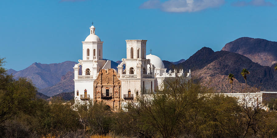 San Xavier Mission Tucson Photograph by Ed Gleichman