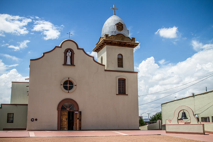 Architecture Photograph - San Ysleta Mission by Robert J Caputo
