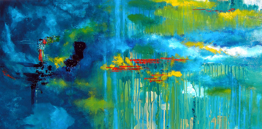 Sanctuary Abstract Painting Painting by Patricia Awapara