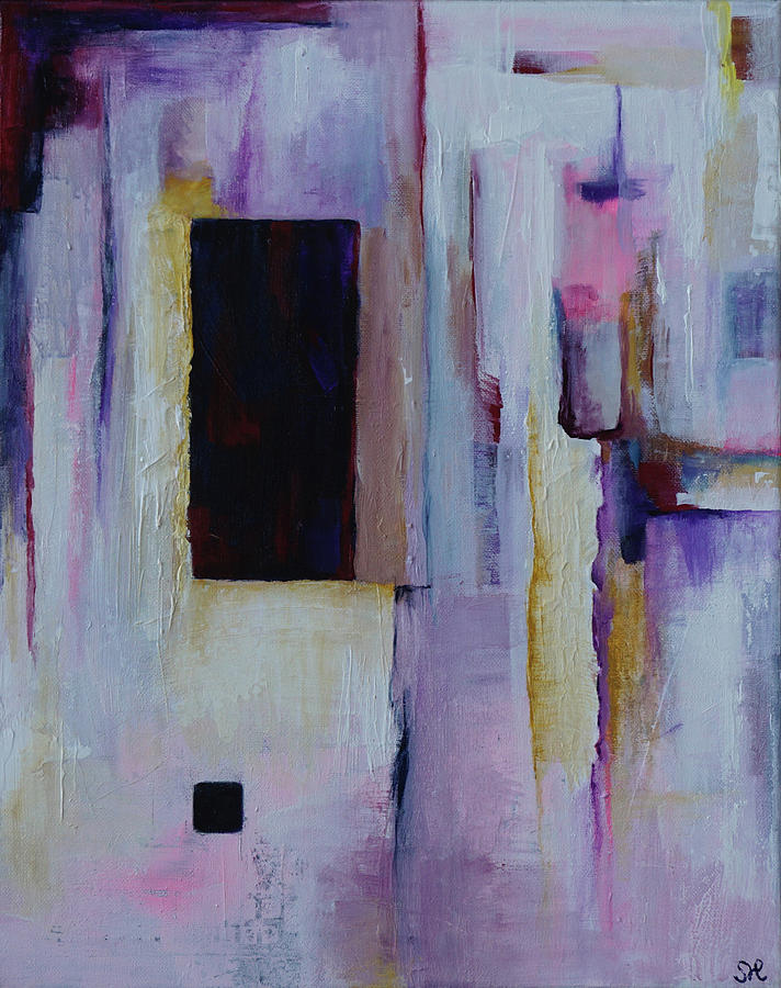 Abstract Painting - Sanctuary in Amber by Sherri Hanna