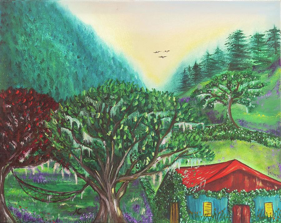 Sanctuary Painting by Neslihan Ergul Colley