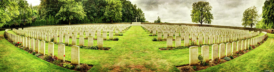 Cemetery Photograph - Sanctuary Wood Cemetery - Ypres by Weston Westmoreland