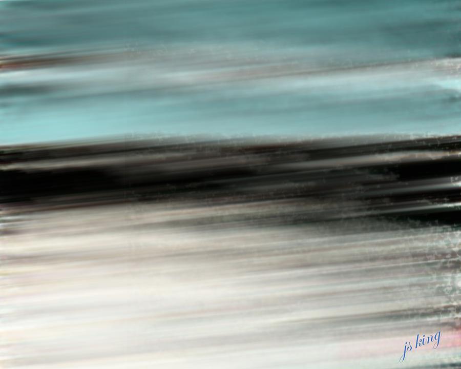 Abstract Photograph - Sand and Sea by Jacquie King