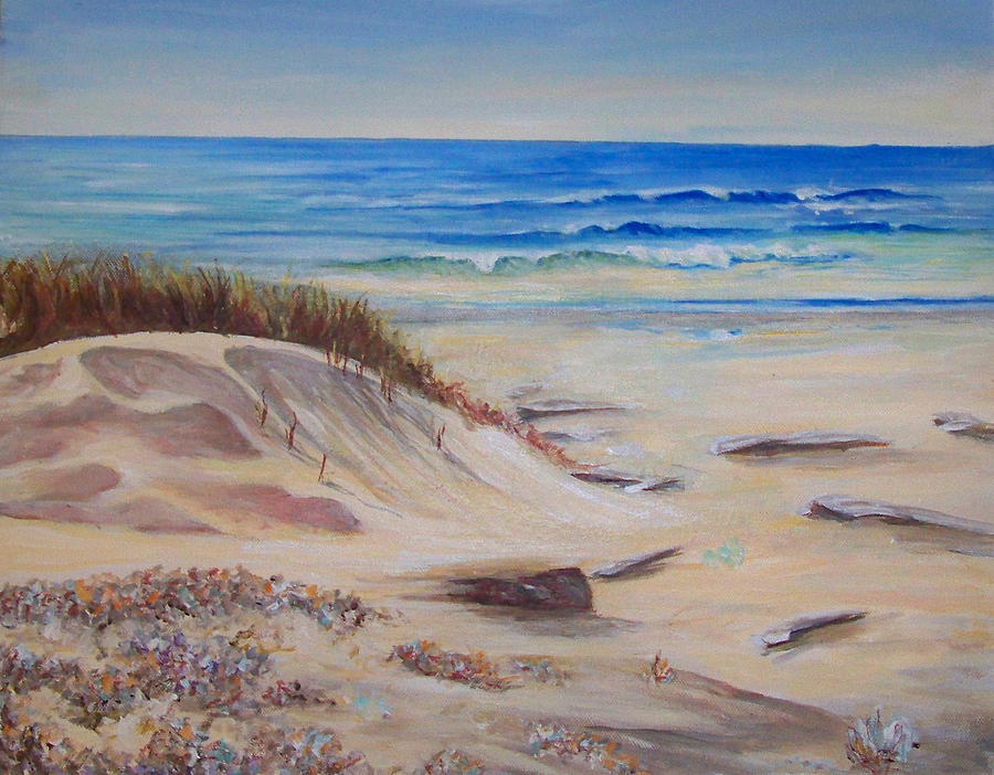 sand and sea painting