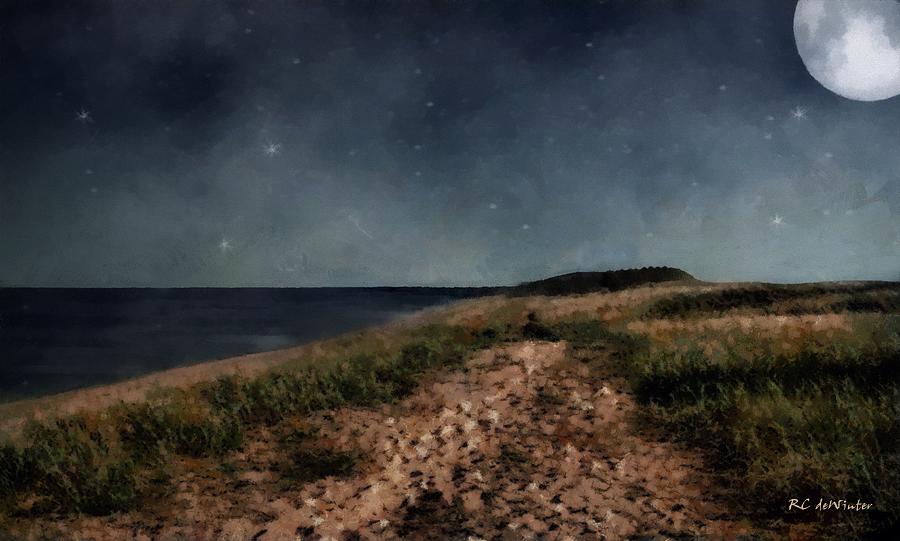 Sand and Stars Painting by RC DeWinter