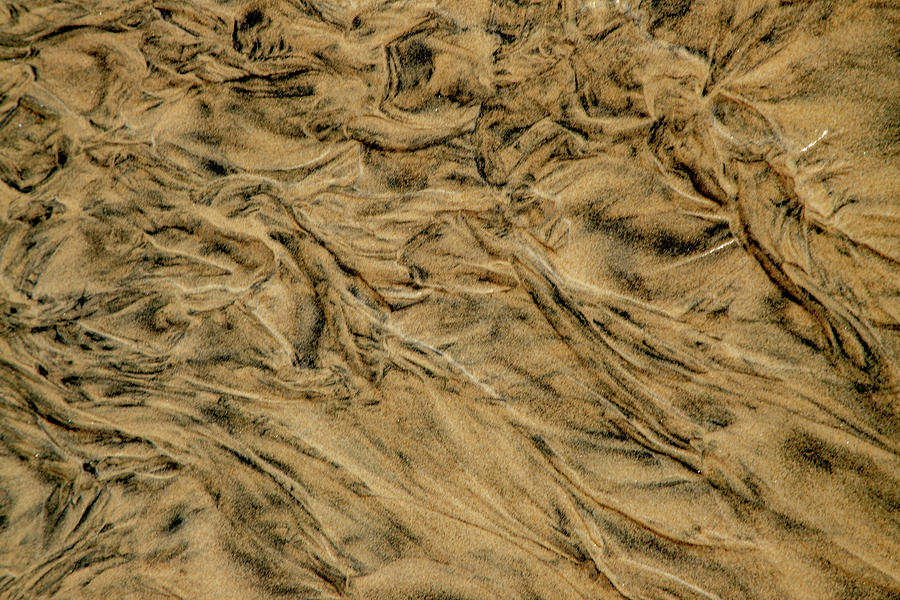 Sand And Water Abstract III Photograph by Bill Gallagher