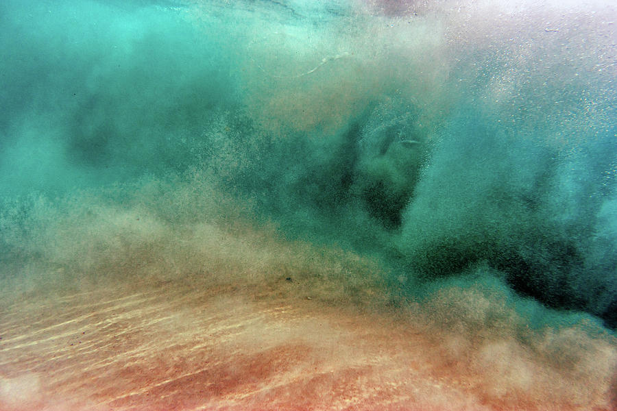 Abstract Photograph - Sand and Wave by Christopher Johnson