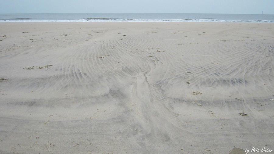 Sylt Photograph - Sand art by Heidi Sieber