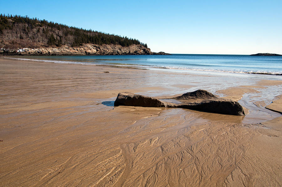 Sand Beach Acadia National Park Maine Photograph by Glenn Gordon
