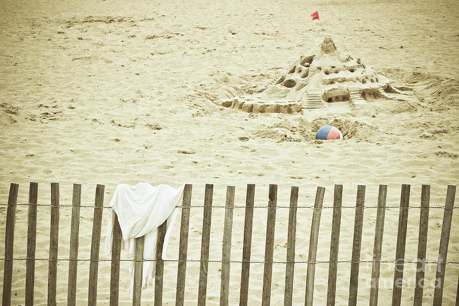 Sandcastle on the Beach Photograph by Colleen Kammerer