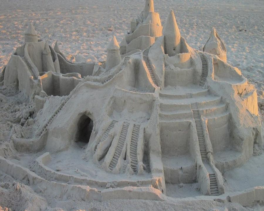 Sand Castles Photograph by Betty Buller Whitehead