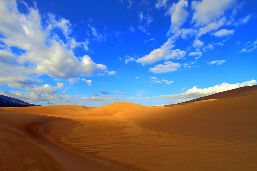 Sand Dune Clouds Photograph by Scott Mahon