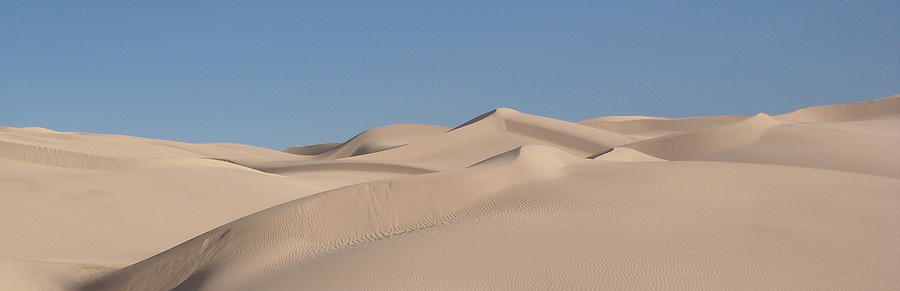 Desert Photograph - Sand Dunes - Peaks in the Sky by Allison Whitener