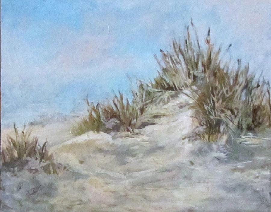 Sand Dunes and Salty Air Painting by Barbara OToole