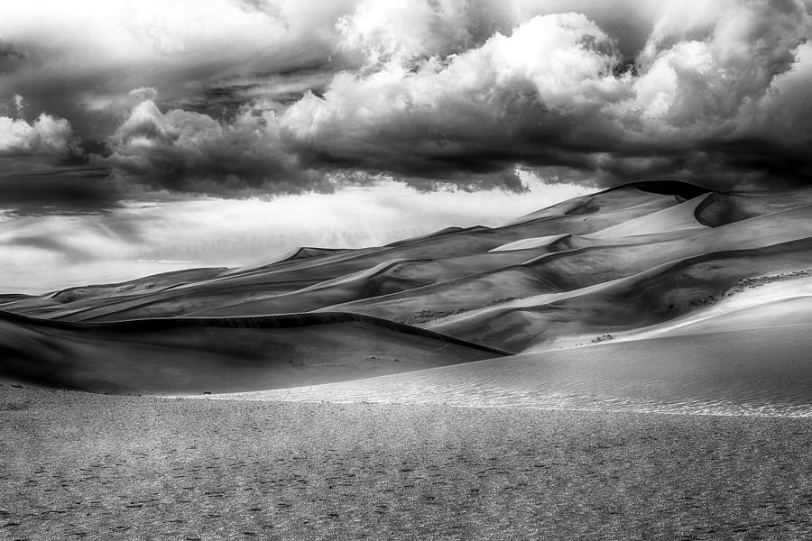 Sand Dunes in Black and White Photograph by Paul Freidlund Sand Dunes in Black and White Photograph by Paul Freidlund