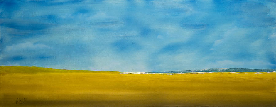 Sand Dunes Painting by Russell Collins