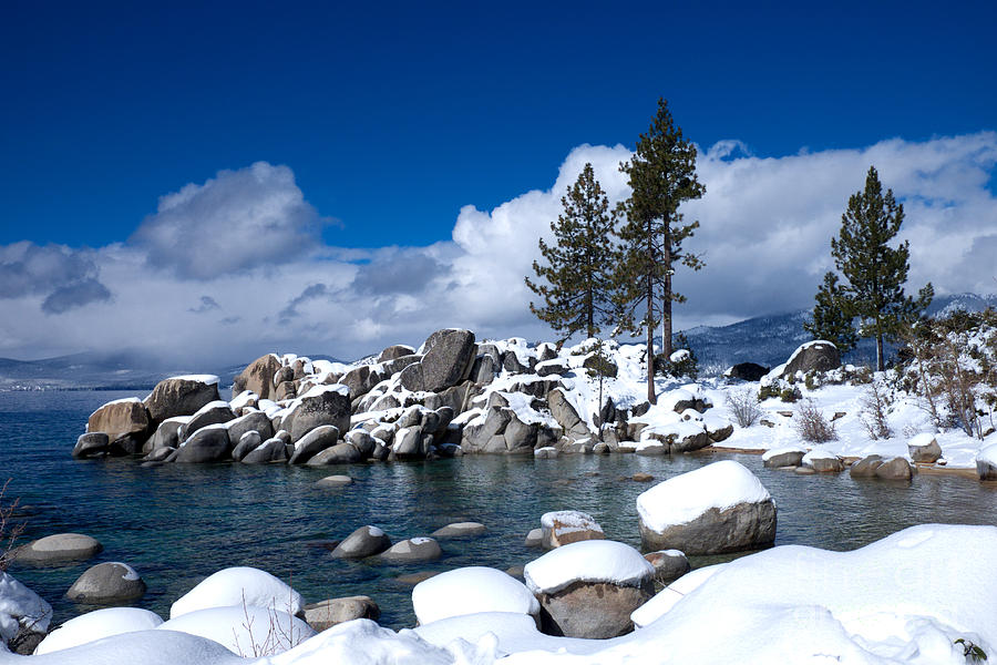 Sand Harbor in Winter Photograph by Vinnie Oakes - Fine Art America