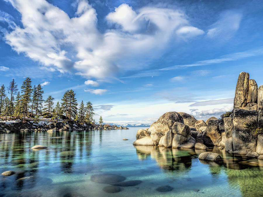 Sand Harbor Morning Photograph by Martin Gollery