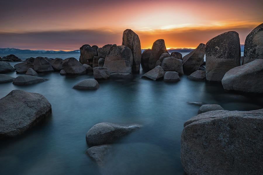 Sunset Photograph - Sand Harbor Sunset by Alpha Wanderlust