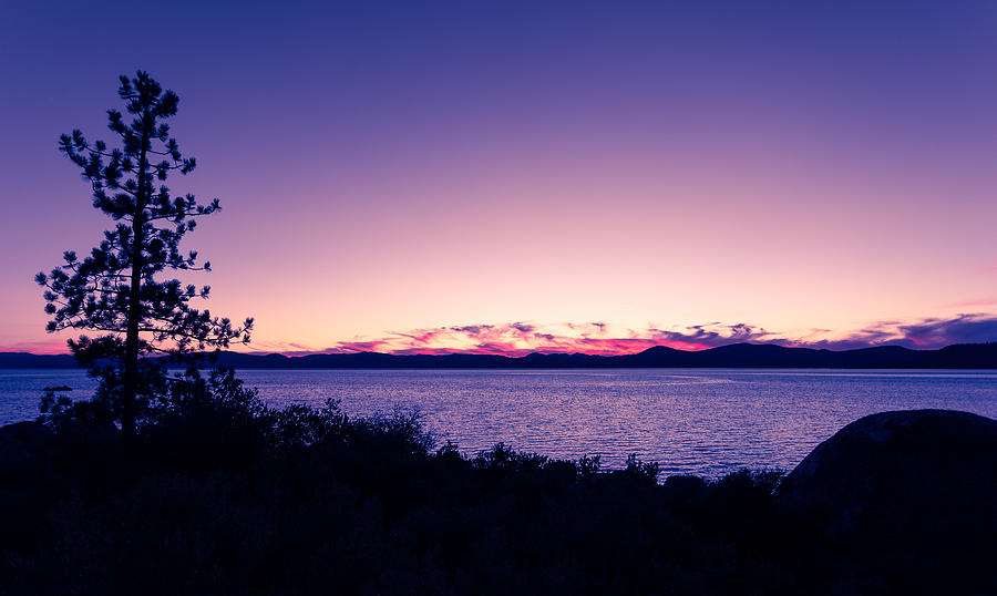 Sand Harbor Sunset Photograph by Lauri Novak