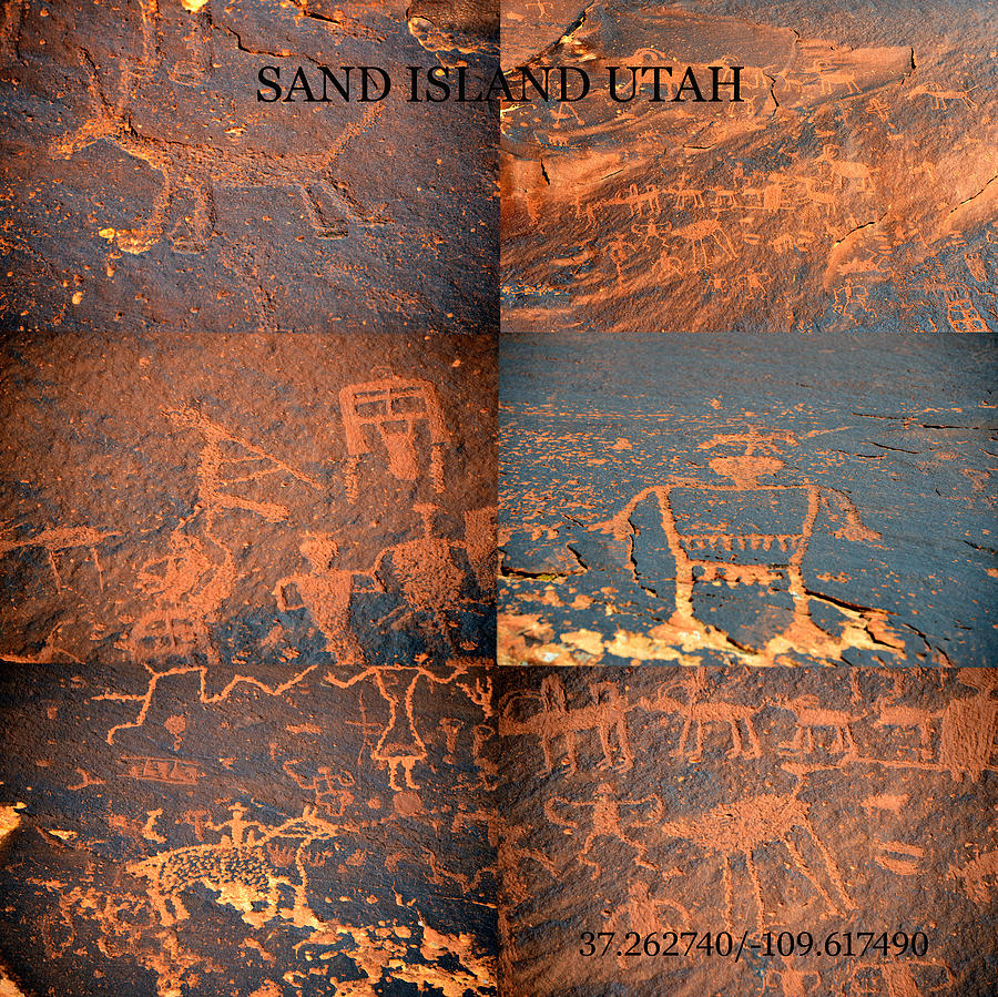 Sand Island Utah petroglyph site Photograph by David Lee Thompson
