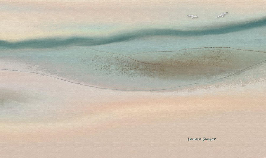 Abstract Painting - Sand by Lenore Senior