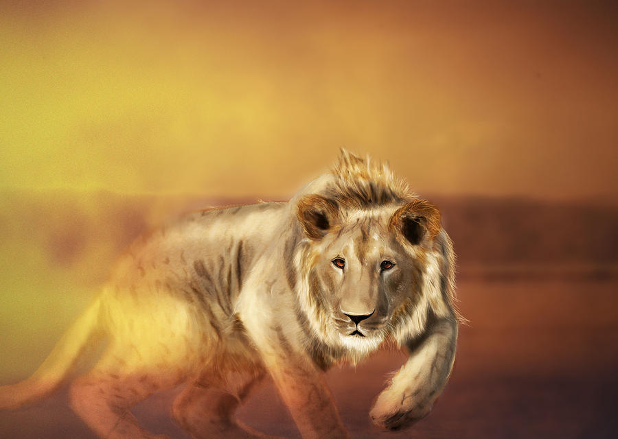 Sand Lion Digital Art
