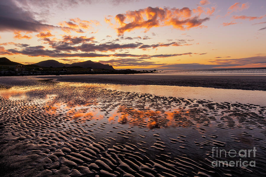 Sand Patterns In Lofoten 1 Photograph by Timothy Hacker