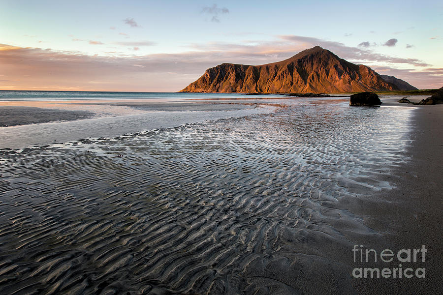 Sand Patterns In Lofoten 2 Photograph by Timothy Hacker