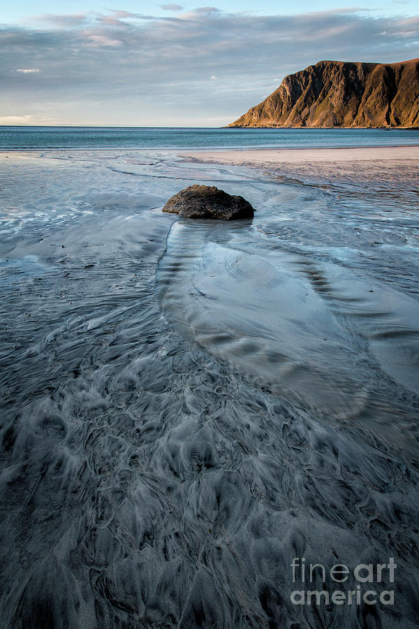 Sand Patterns In Lofoten Photograph by Timothy Hacker