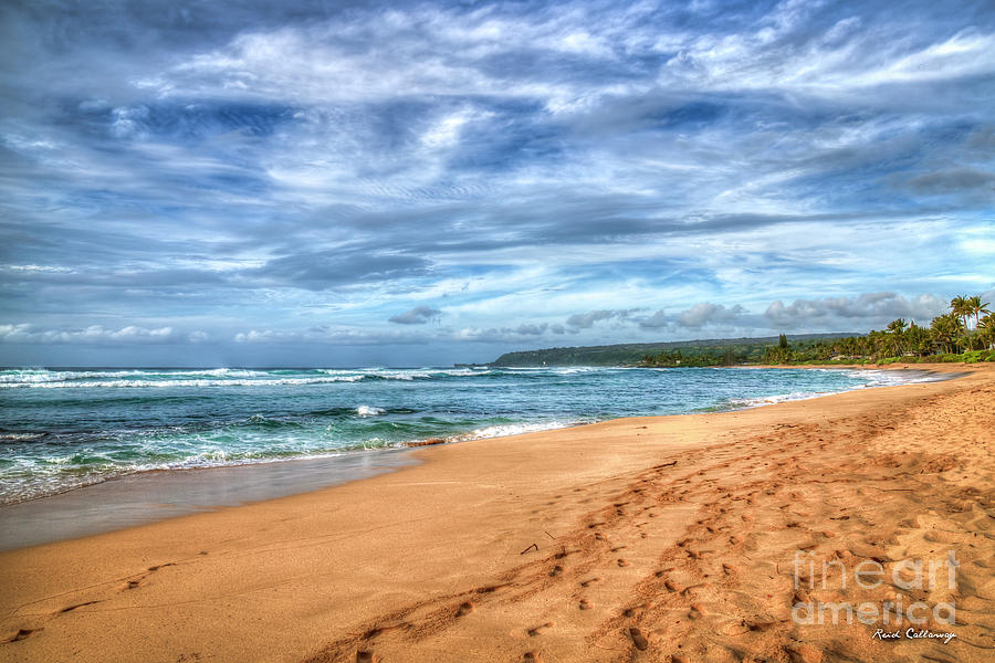 Sand People North Shore Landscape Oahu Hawaii Collection Art Photograph by Reid Callaway