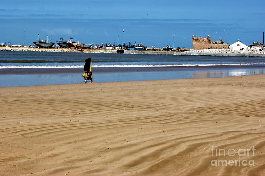 Sand Ripples in Essaouira, Morocco Photograph by David Birchall