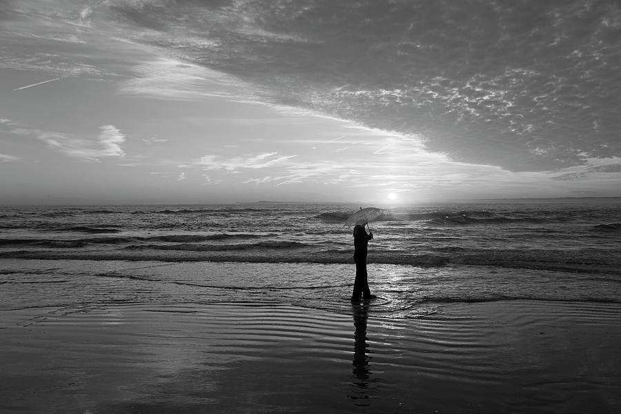 Sand Sea You And Me Photograph