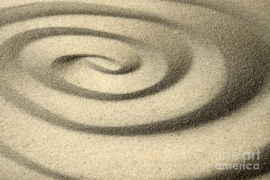 Sand Spiral 6232 Photograph by Ken DePue