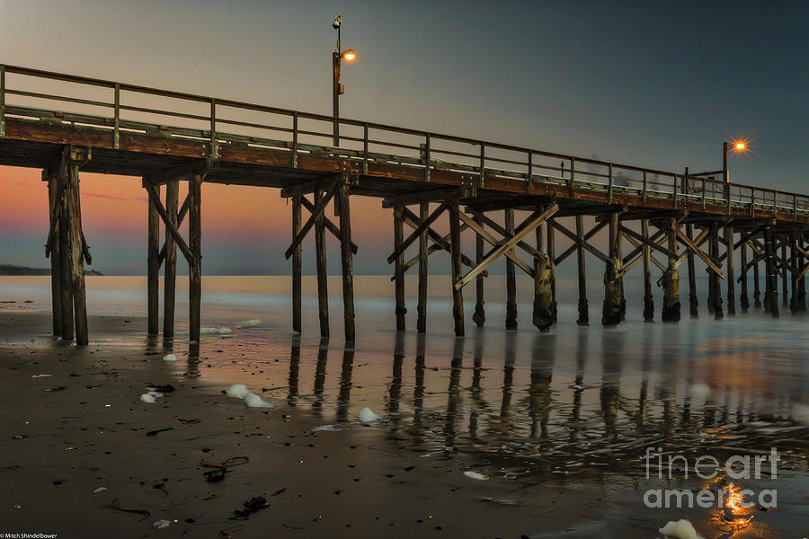 Sunset Photograph - Sand Spit Beach Twilight by Mitch Shindelbower