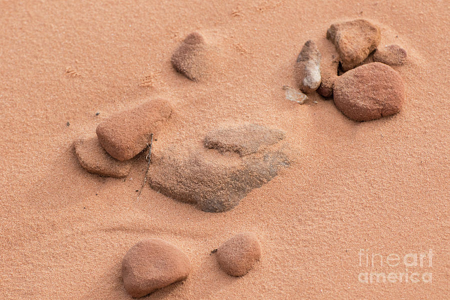Sand Photograph - Sand-Stones 7DA6408 by Stephen Parker