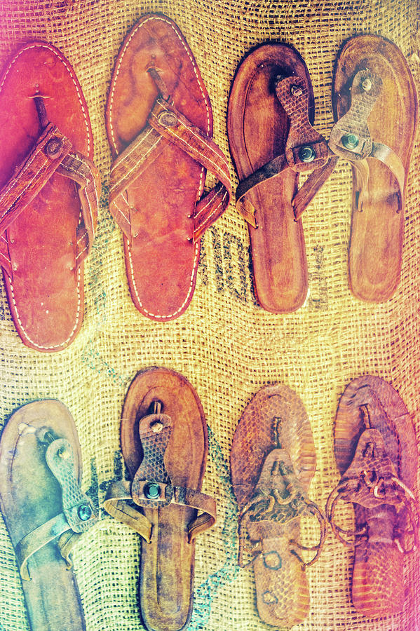 Sandals Photograph by Karol Livote