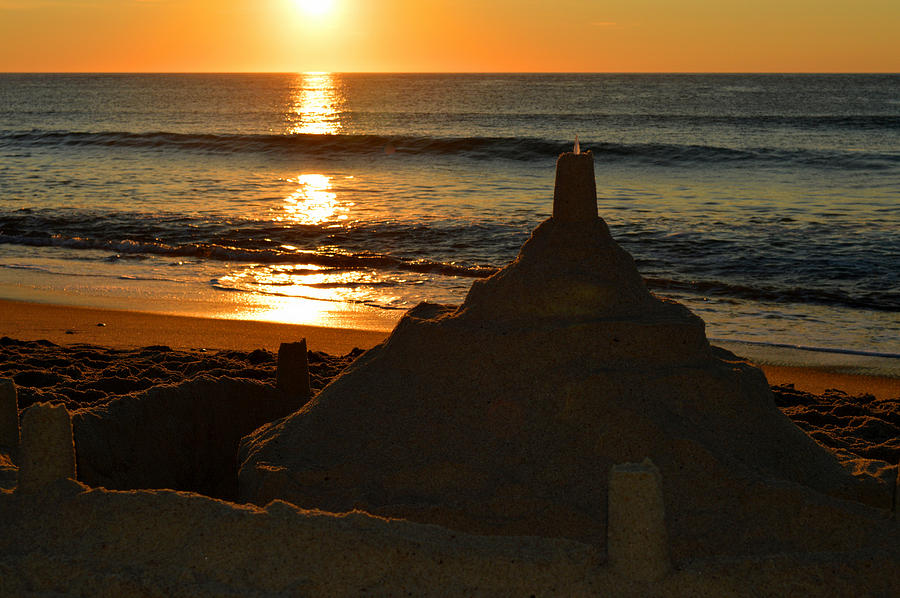 Sandcastle by the Sea Photograph by Dianne Cowen Cape Cod Photography