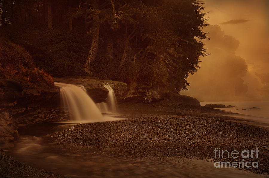 SANDCUT BEACH WATERFALLS by Von McKnelly SANDCUT BEACH WATERFALLS by Von McKnelly