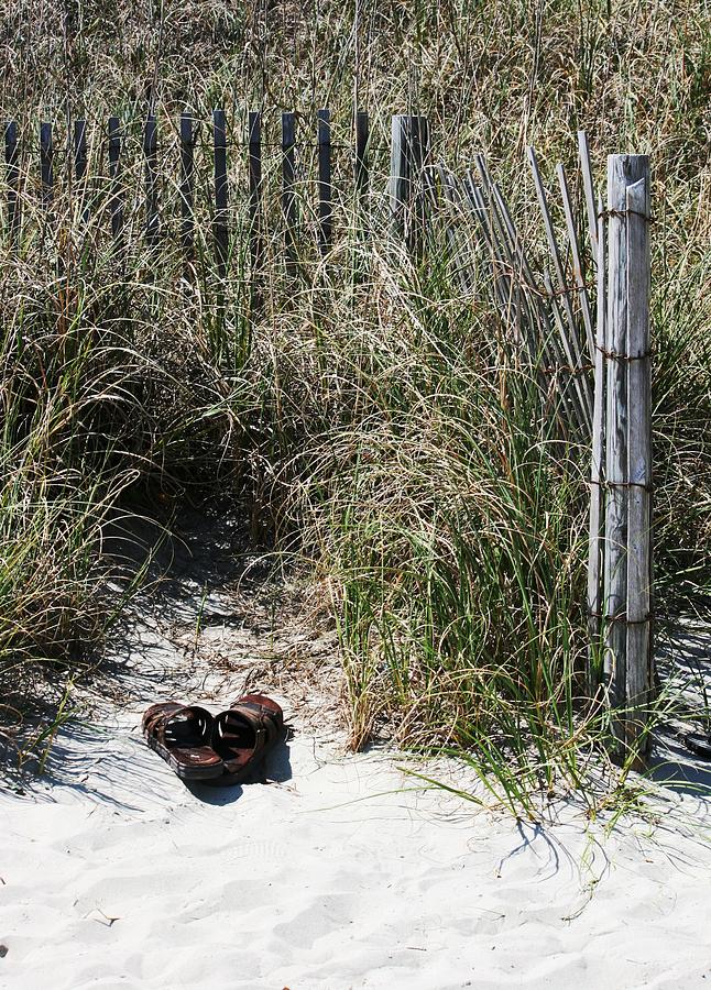 Beach Photograph - Sandals by Cathy Harper