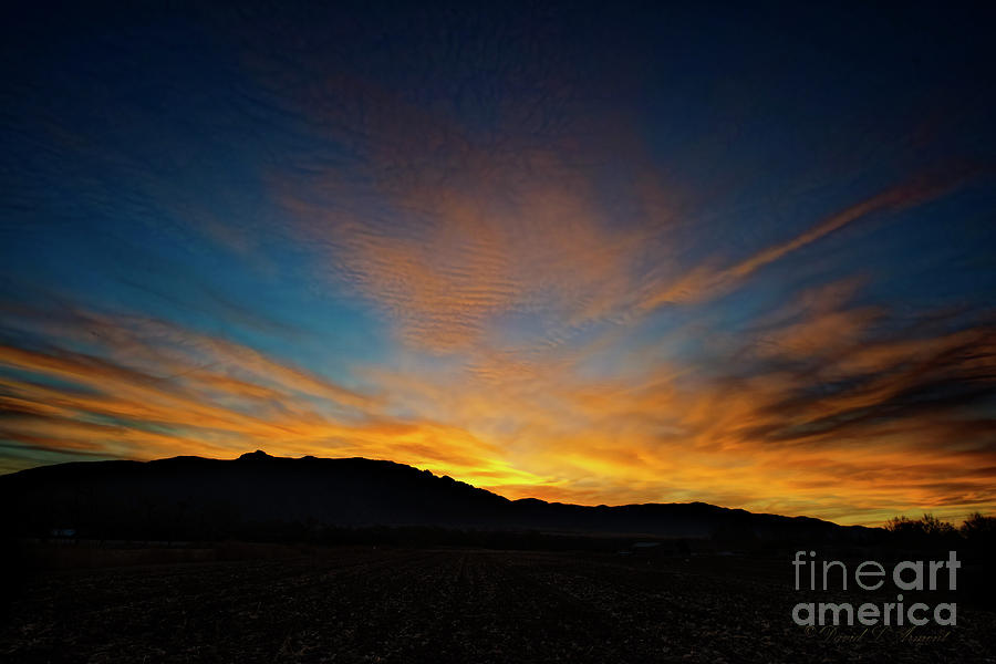 Sandia Mountain Sunrise 2018 Photograph by David Arment
