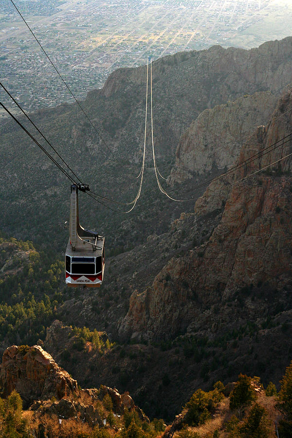 Sandia Peak Cable Car Photograph by Joe Kozlowski