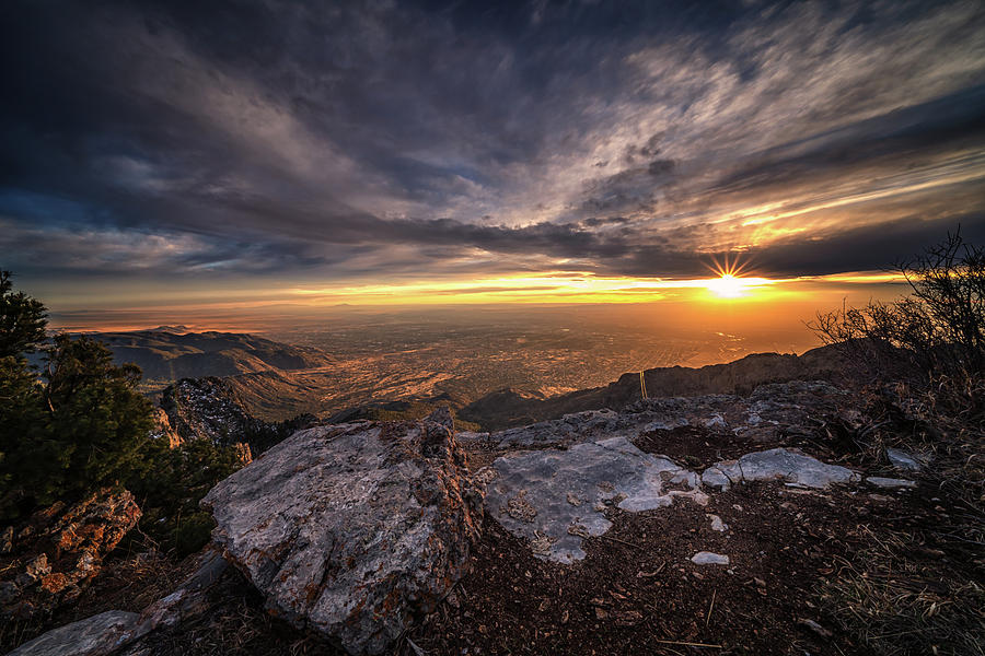 Sandia Peak Sunset Photograph by Framing Places