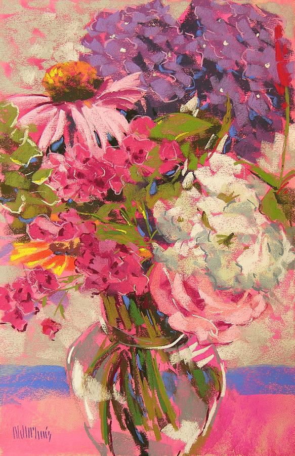 Sandi's Flowers Pastel by Mary McInnis - Fine Art America