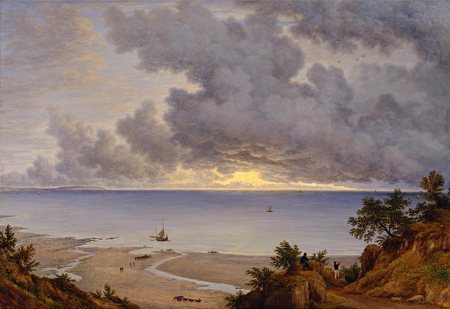 John Glover Painting - Sandown Bay from near Shanklin Chine. Isle of Wight by John Glover
