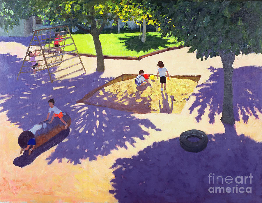 Sandpit Painting by Andrew Macara