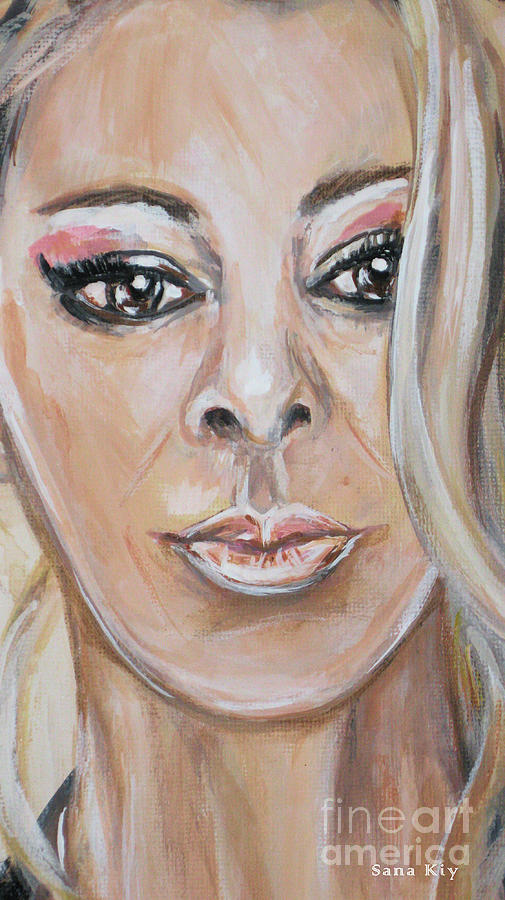 Sandra Painting 156/27/18 Painting by Oksana Semenchenko
