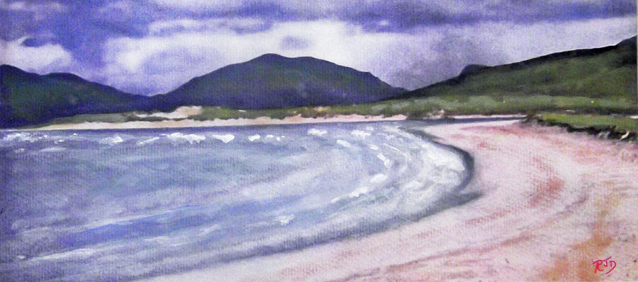 Sands, Harris Painting by Richard James Digance