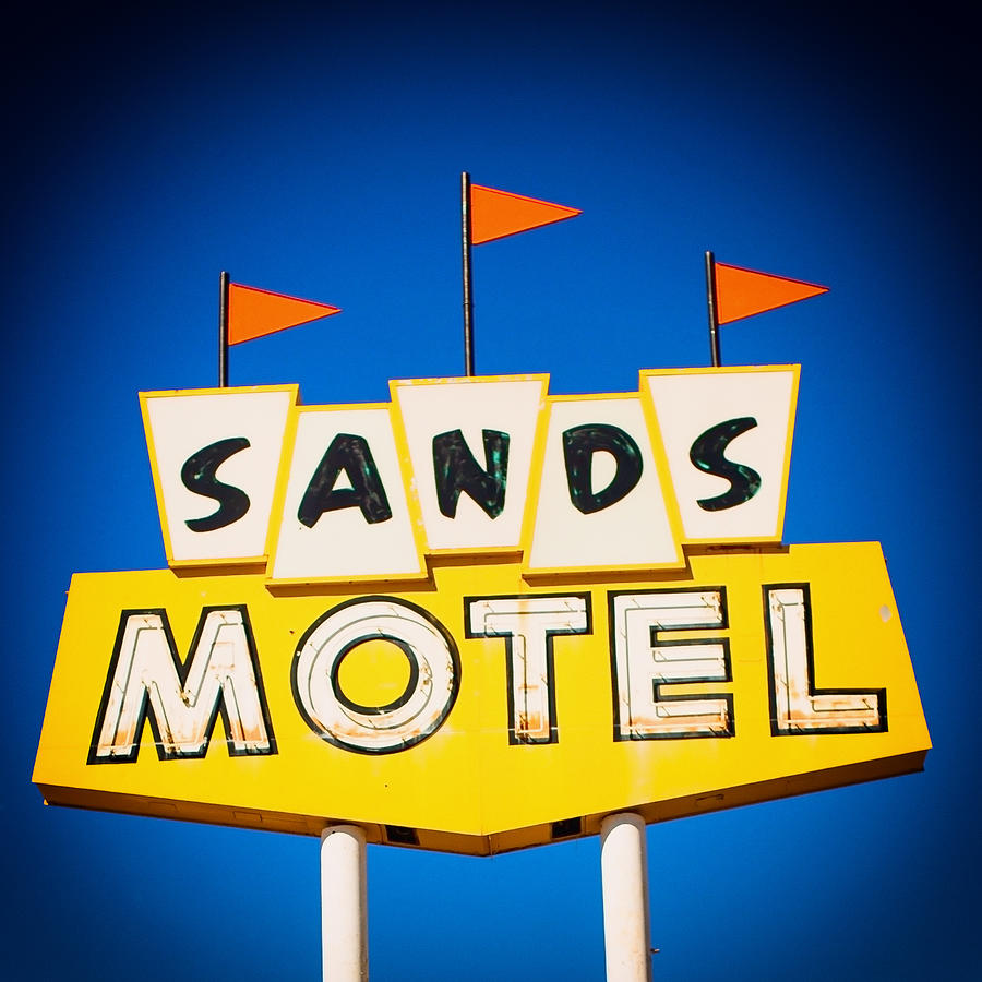 Sands Motel Vintage Neon Sign Photograph by Gigi Ebert