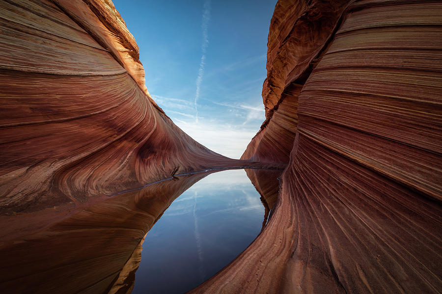 Sandstone and Sky Photograph by James Udall